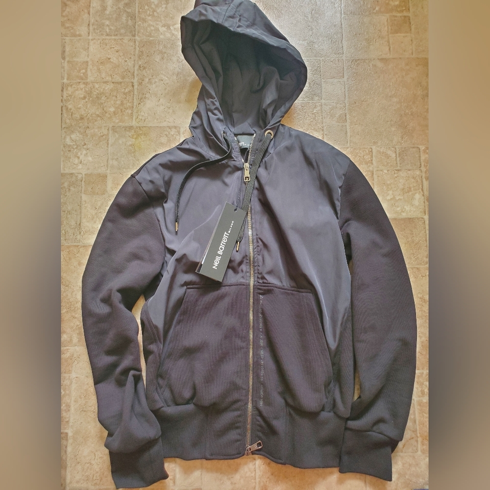 NEIL BARRETT SWEATSHIRT JACKET XS